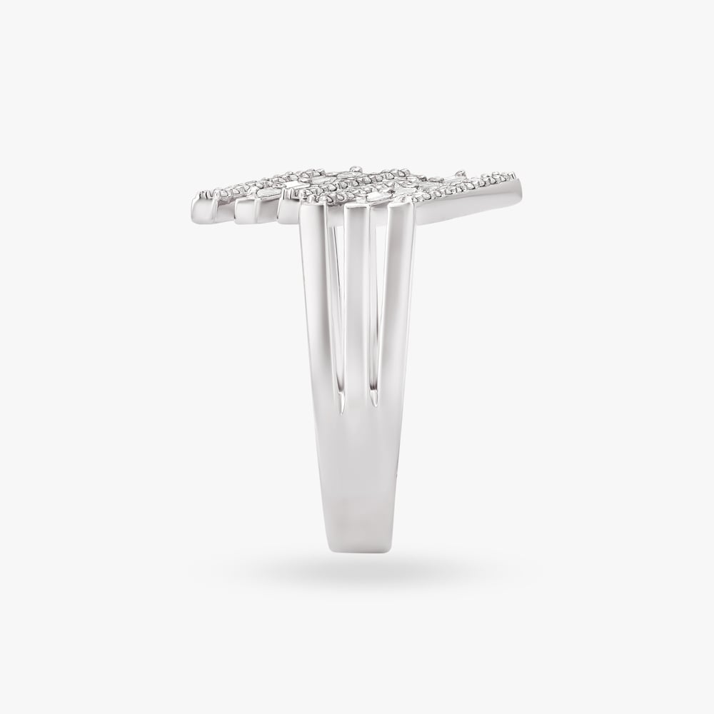 Infinity Sparkle Diamond Open Finger Ring for Men,,hi-res image number null