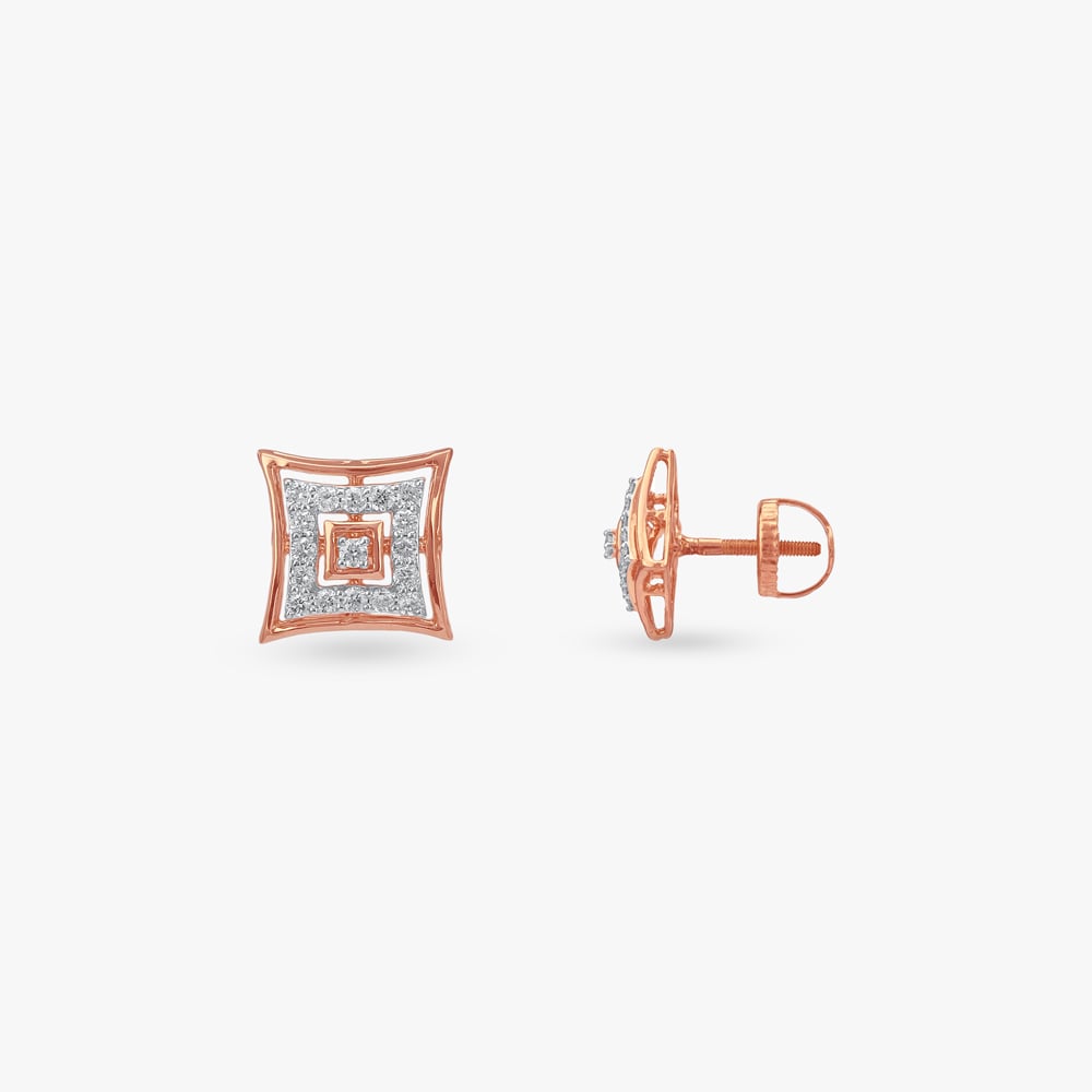 Angular Allure Diamond Pendant and Earrings Set,,hi-res image number null