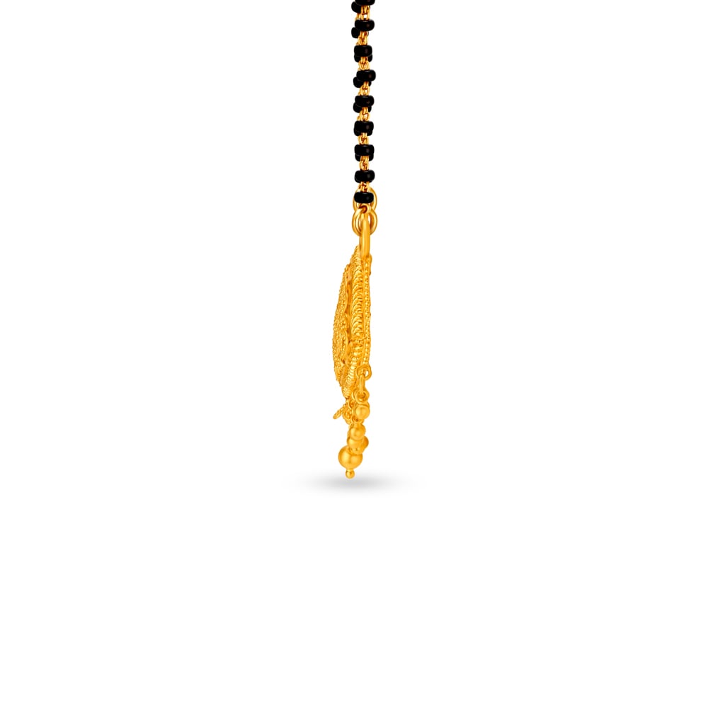 Enthralling Gold Mangalsutra Pendant,,hi-res image number null