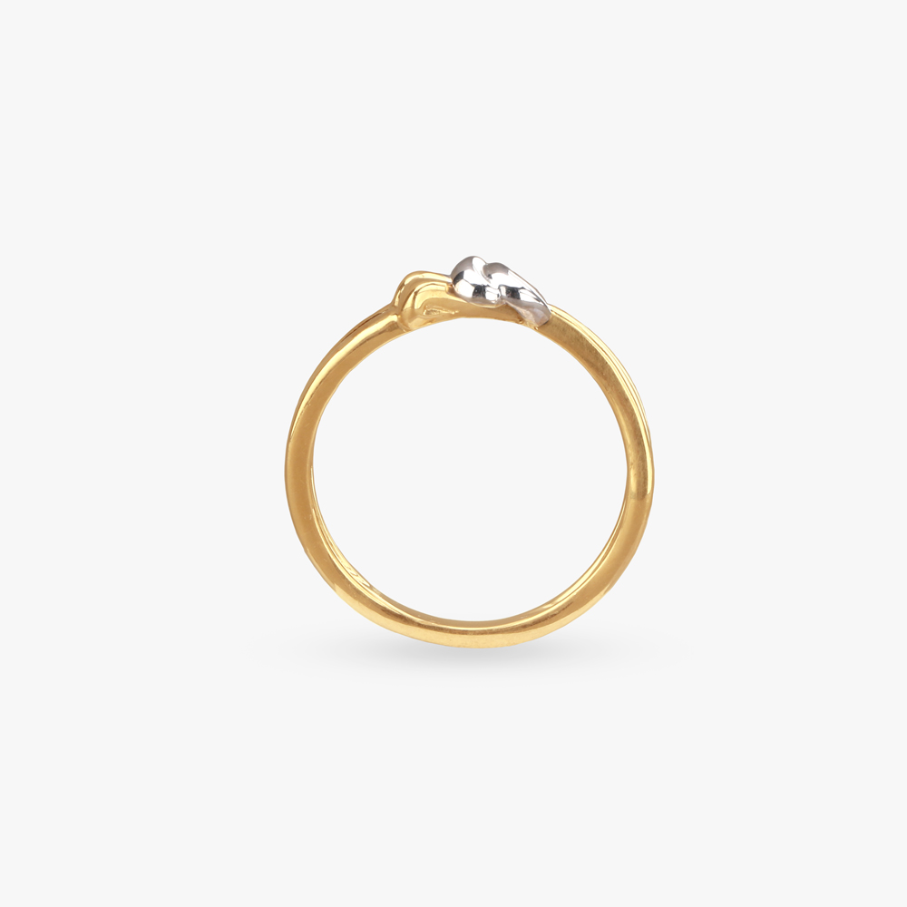 Entwined Gold Finger Ring,,hi-res image number null