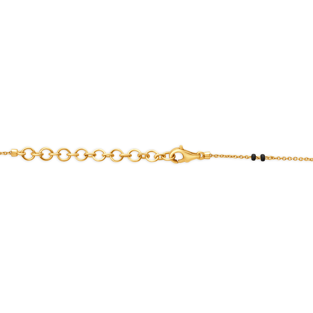 Modern Dual Tone Sleek Diamond Mangalsutra,,hi-res image number null