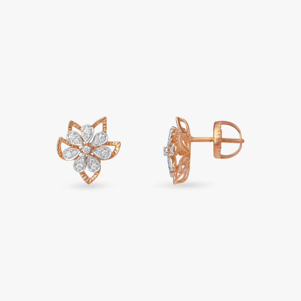 Sparkling Harmony Diamond Stud Earrings,,hi-res image number null