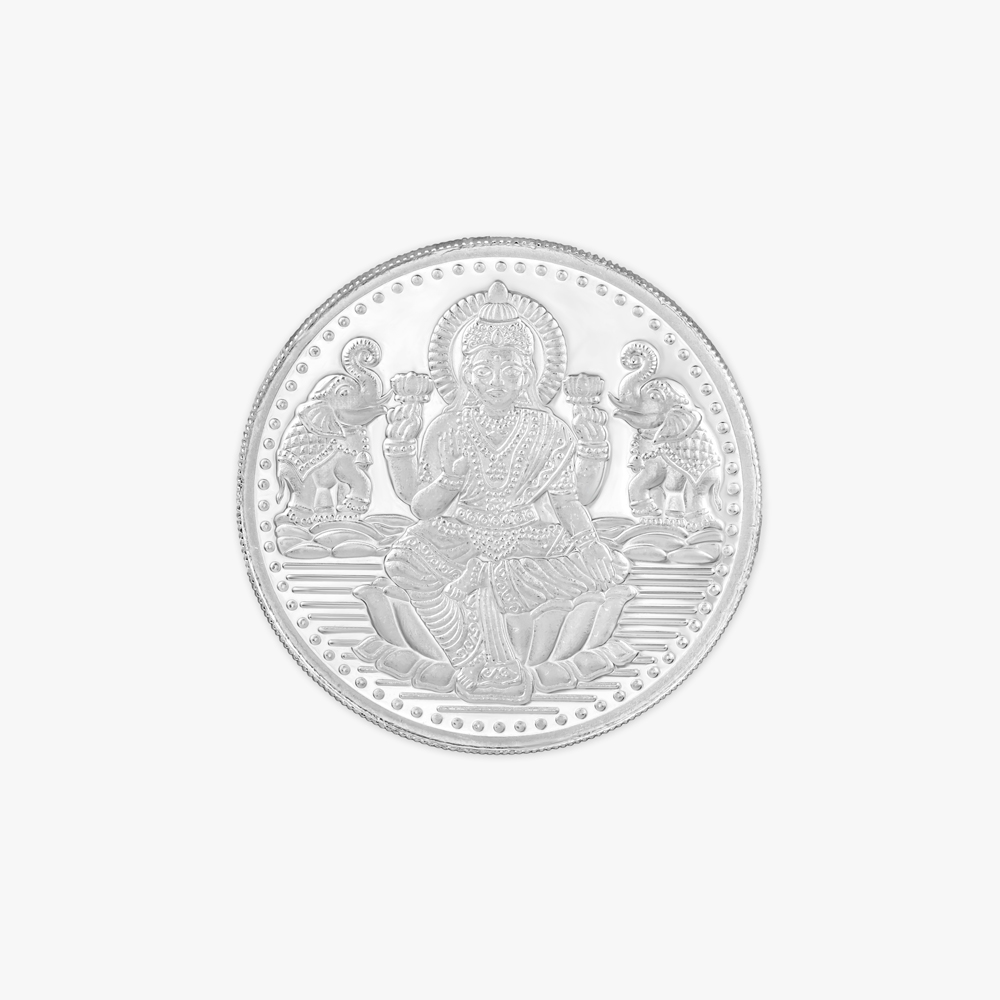 Goddess Laxmi 50 Gram 999 Purity Silver Coin,,hi-res image number null
