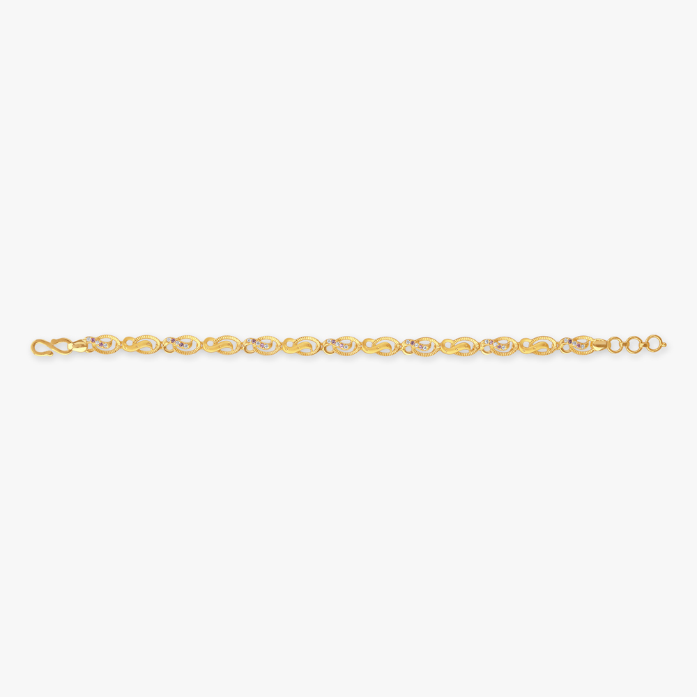 

Sparkle Knot Gold Bracelet