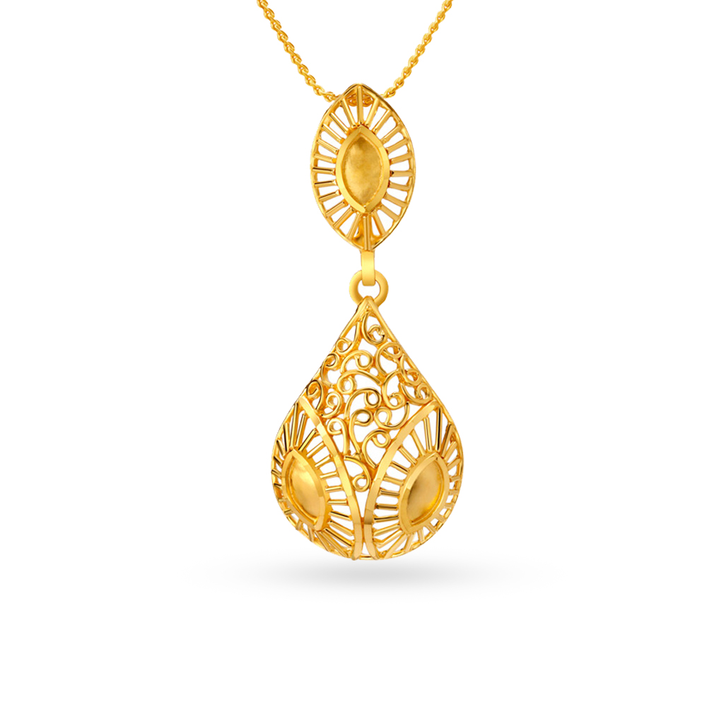 Elegant Teardrop Pendant Set,,hi-res image number null