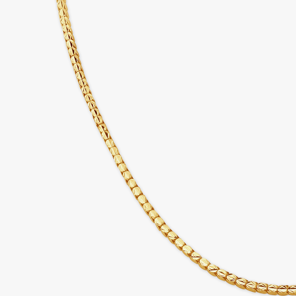 Flat Link Gold Chain,,hi-res image number null
