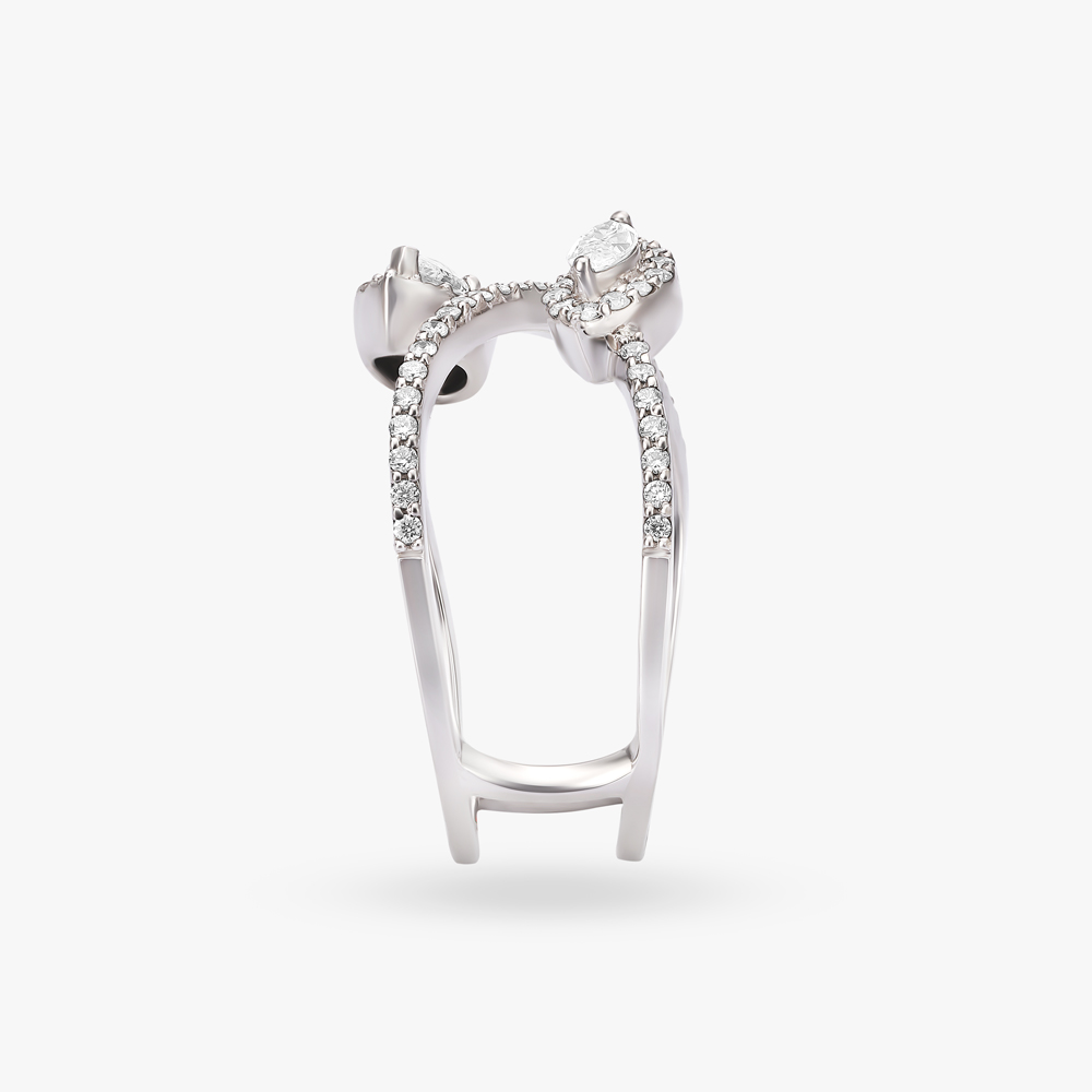 Sparkling Vine Diamond Open Finger Ring,,hi-res image number null