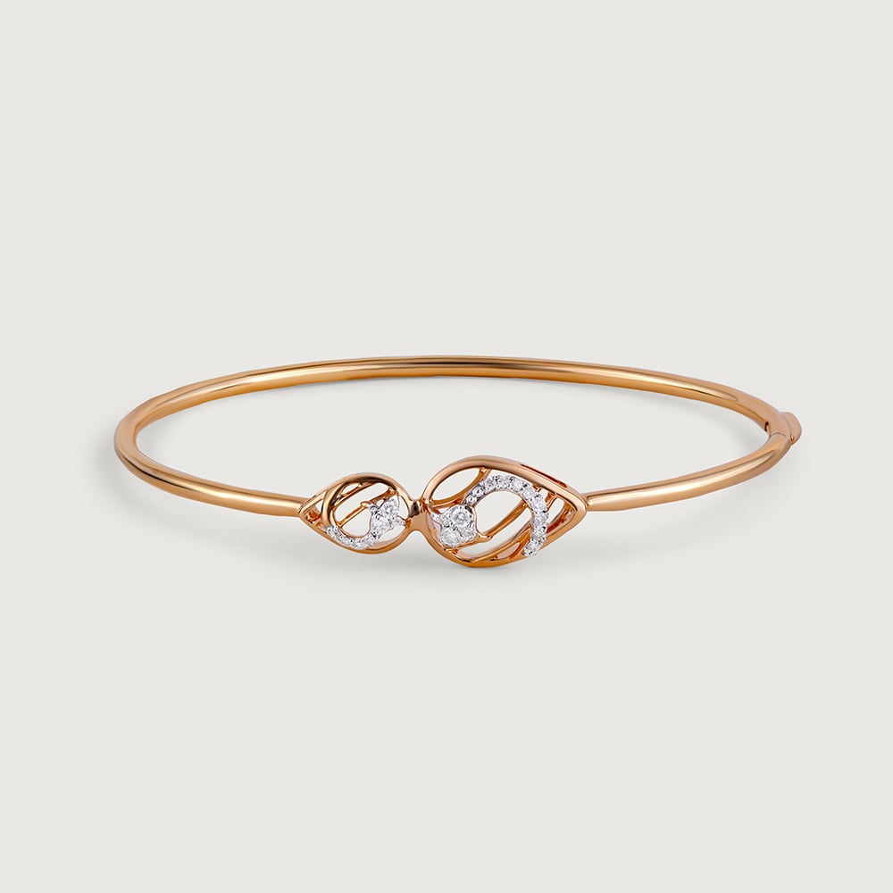 Beal Glam Gold and Diamond Bangle,,hi-res image number null
