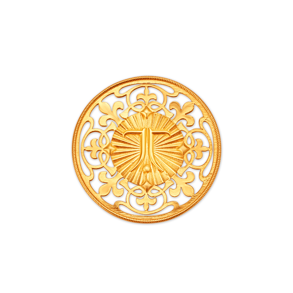 Goddess Lakshmi Motif 22 Karat Gold Coin,,hi-res image number null