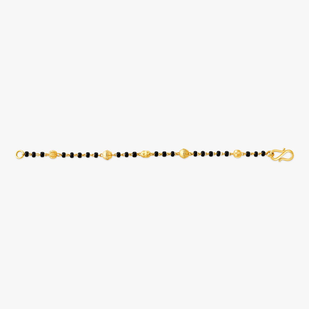 Traditional Gold Mangalsutra Bracelet,,hi-res image number null