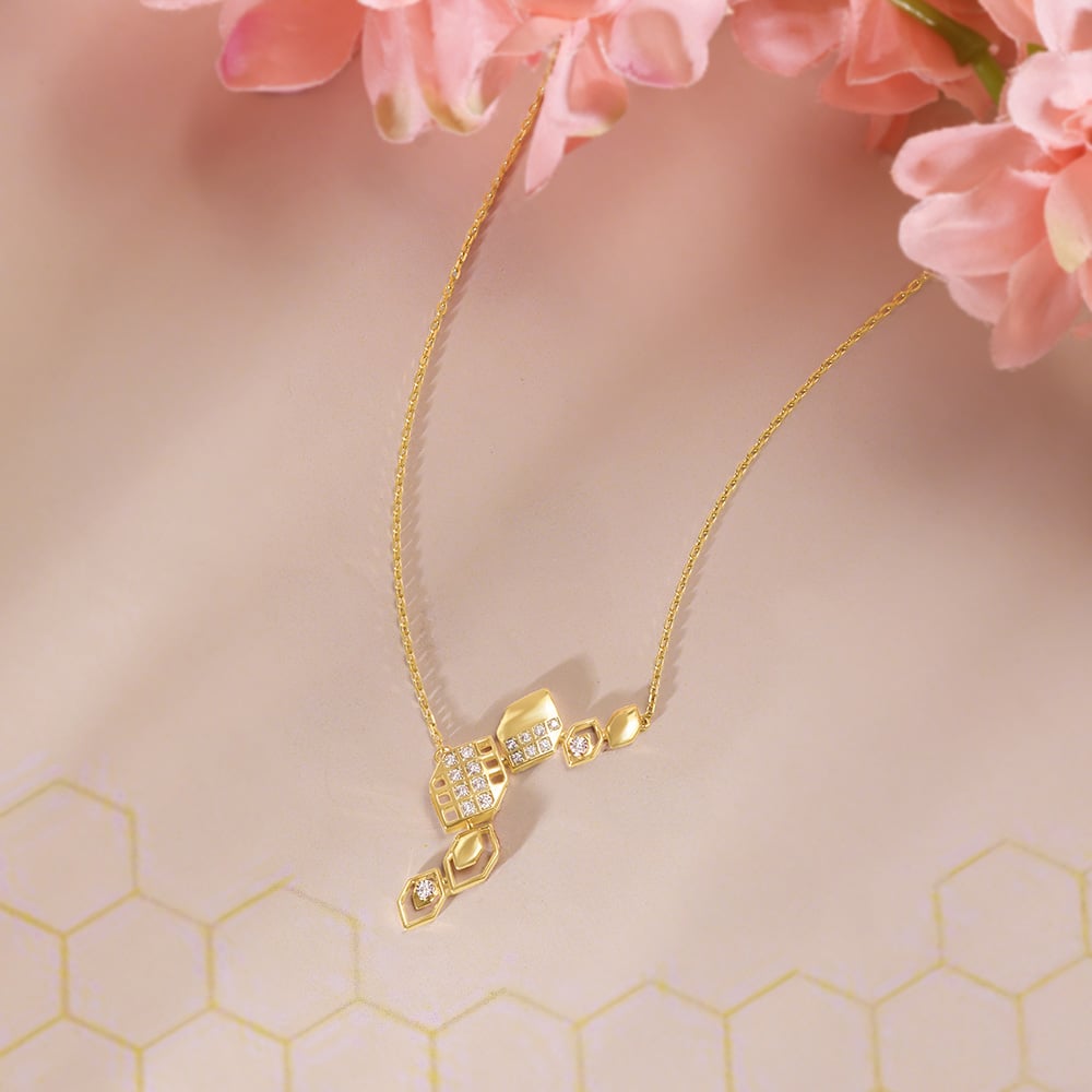 Honey Pop Diamond Necklace,,hi-res image number null