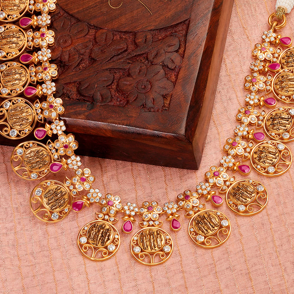 Enchanting Ram Parivar Necklace,,hi-res image number null
