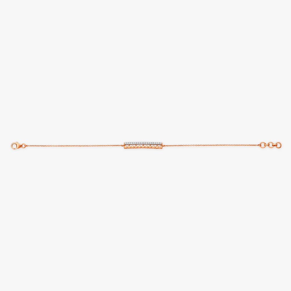 Modern Bar Diamond Bracelet,,hi-res image number null