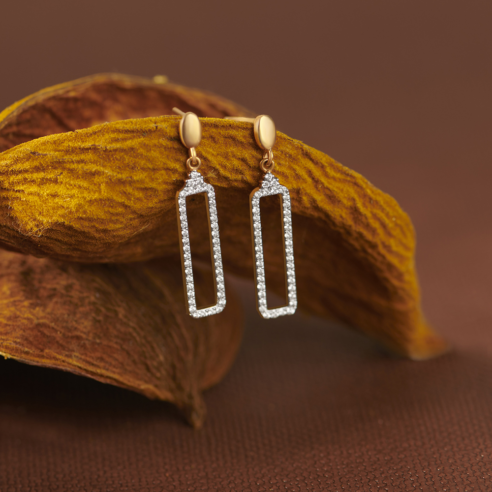 Surreal Diamond Drop Earrings,,hi-res image number null