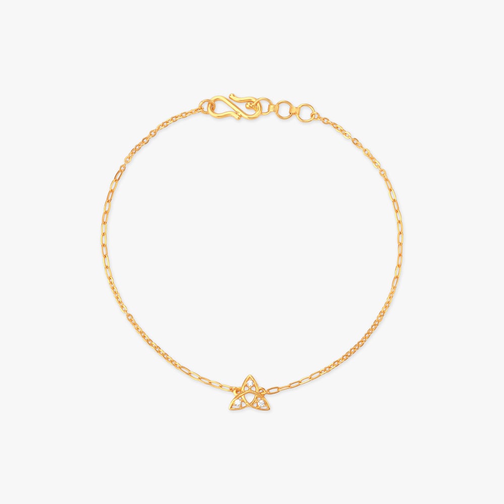 Trinity Spark Gold Bracelet,,hi-res image number null