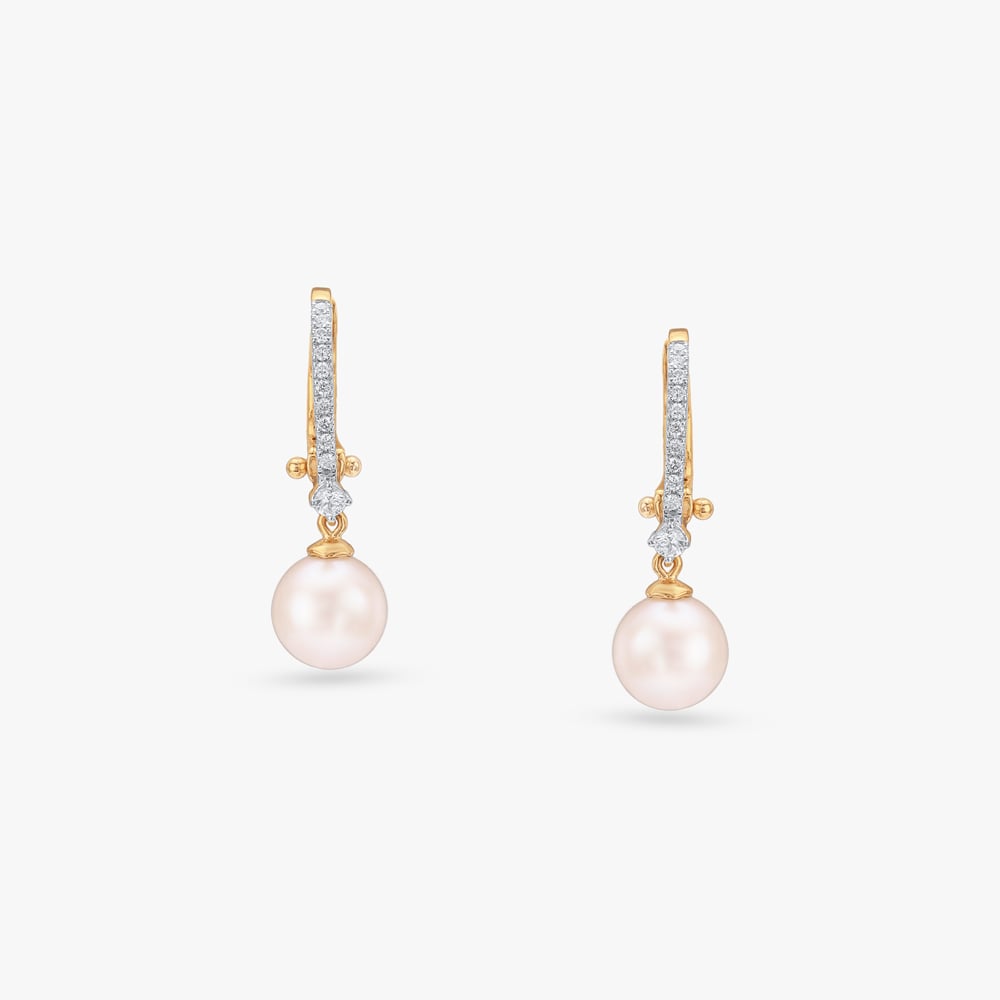 Delicate Radiant Diamond Hoop Earrings,,hi-res image number null