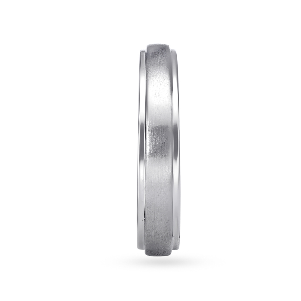 Minimalistic Platinum Finger Ring for Men,,hi-res image number null