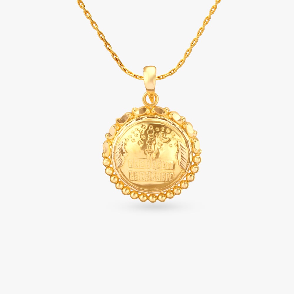 

Divine Radiance Gold Pendant