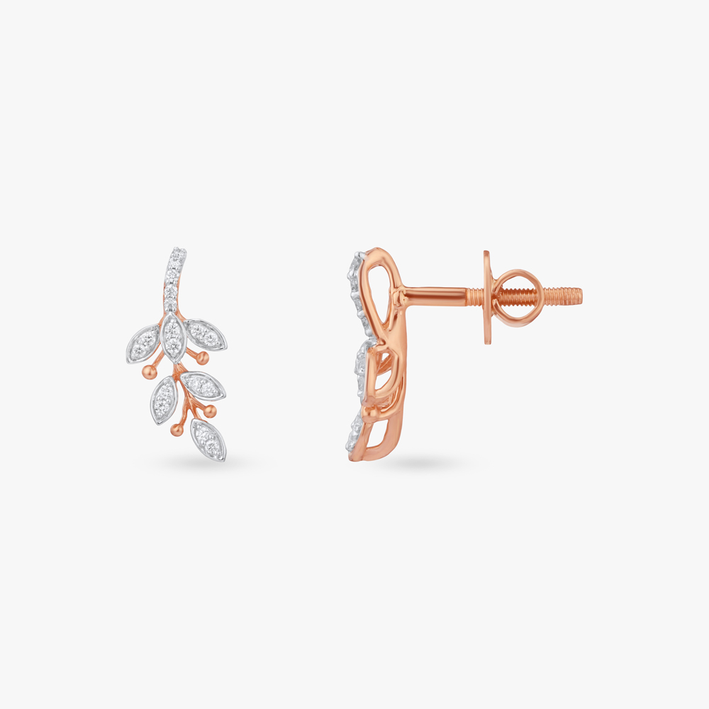 Enchanted Leaf Diamond Pendant and Earrings Set,,hi-res image number null