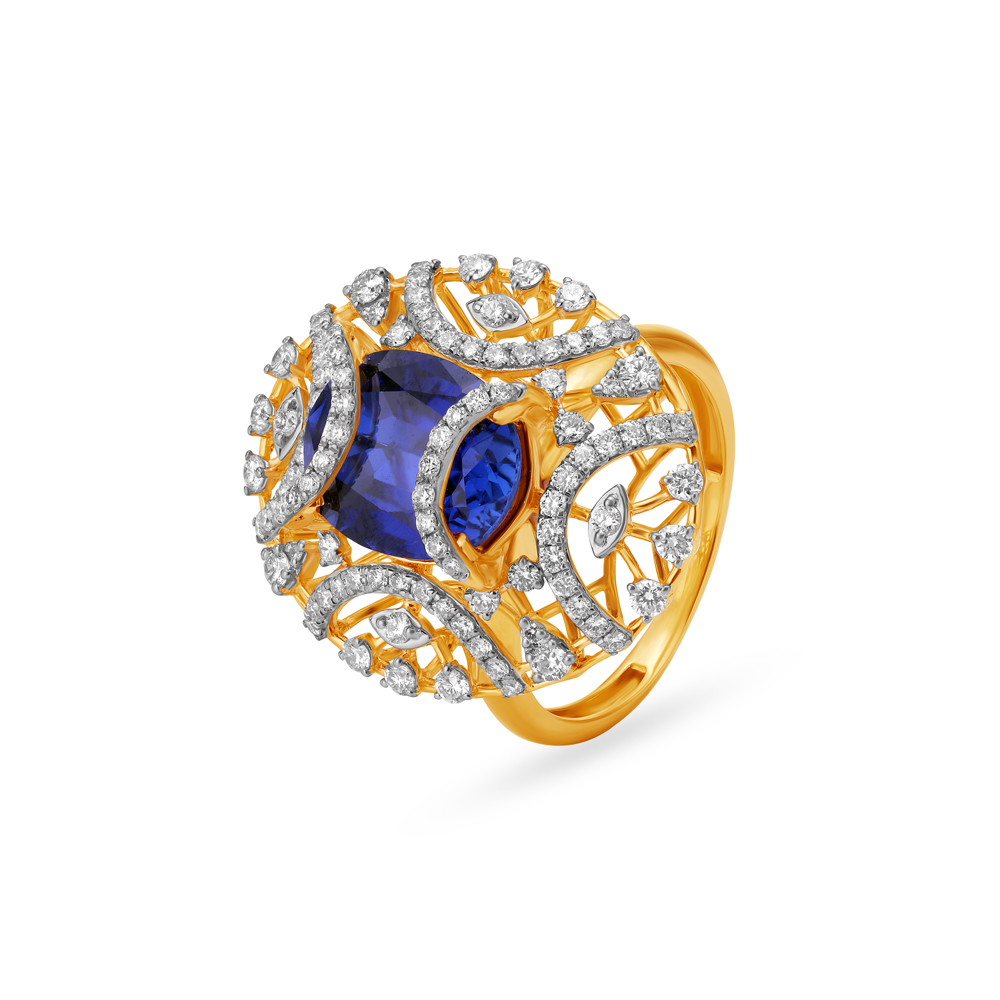 Bright Dazzling Diamond Finger Ring,,hi-res image number null
