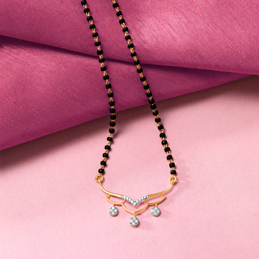 Captivating Diamond Mangalsutra,,hi-res image number null