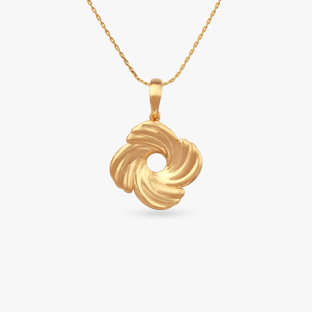 

Radiant Whirl Gold Pendant
