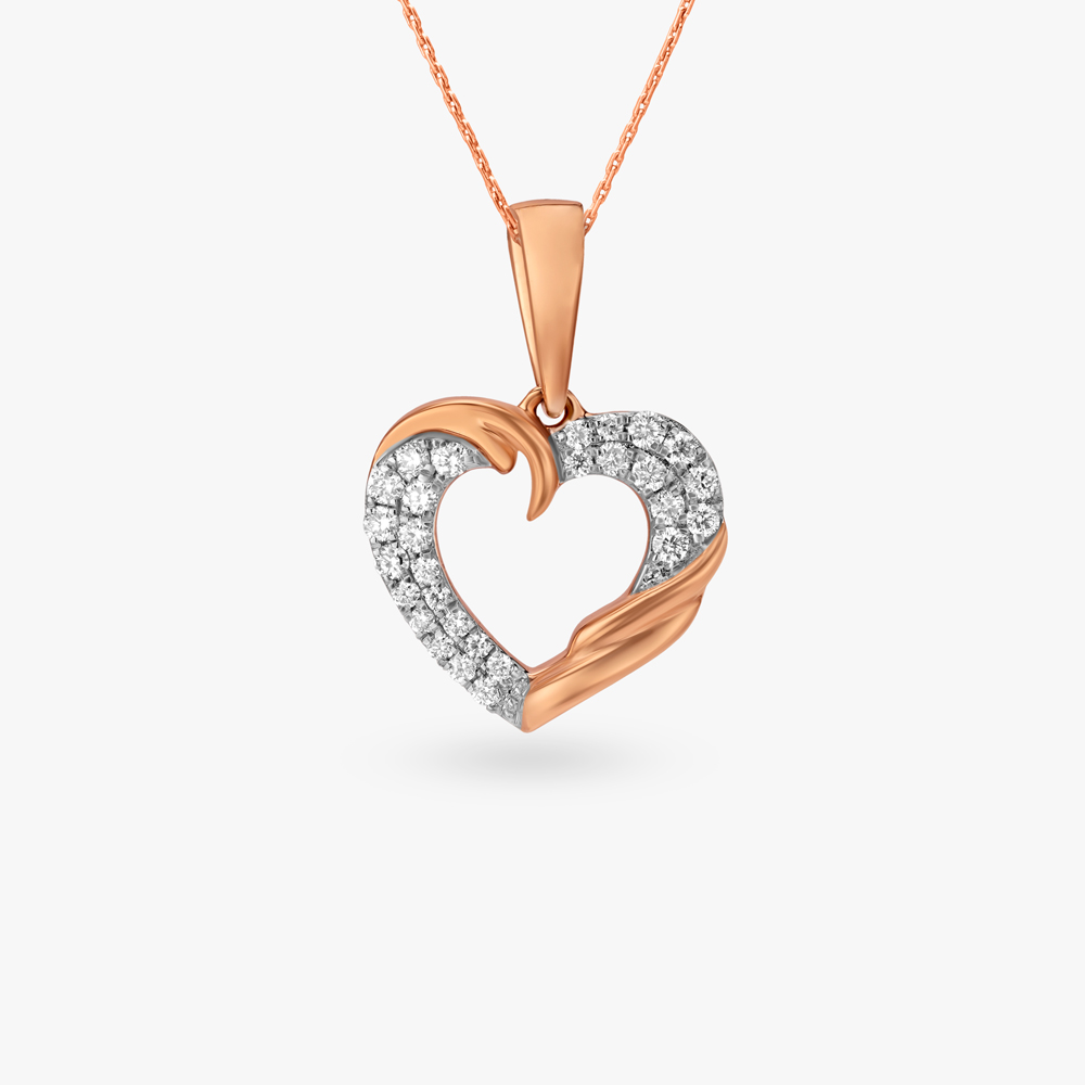 Gorgeous Heart Diamond Pendant,,hi-res image number null