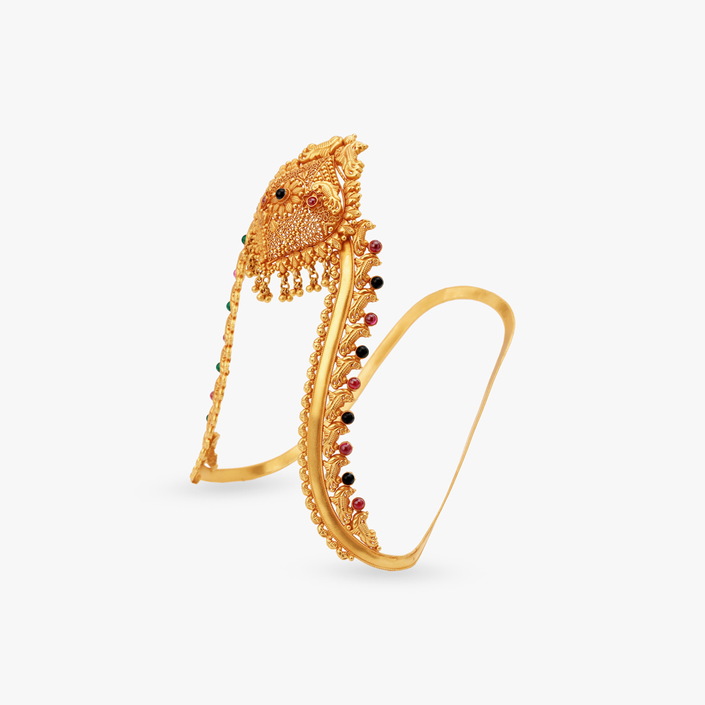 Garden-Inspired Intricate Gold Vanki,,hi-res image number null
