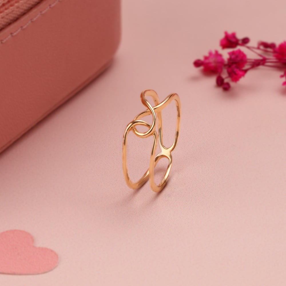 Interlinked Radiance 14KT Yellow Gold Ring,,hi-res image number null