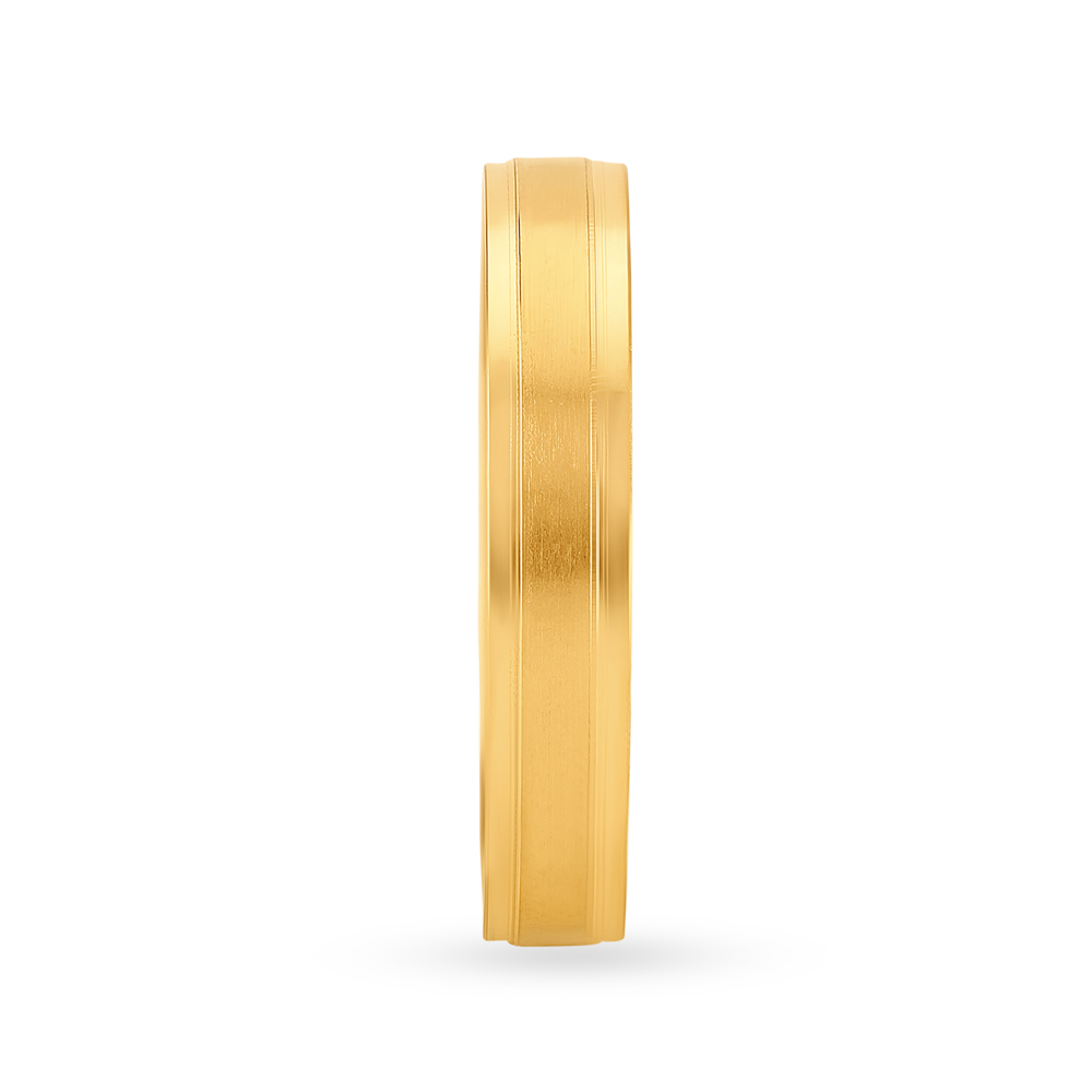 Slender 22 Karat Yellow Gold Finger Ring,,hi-res image number null