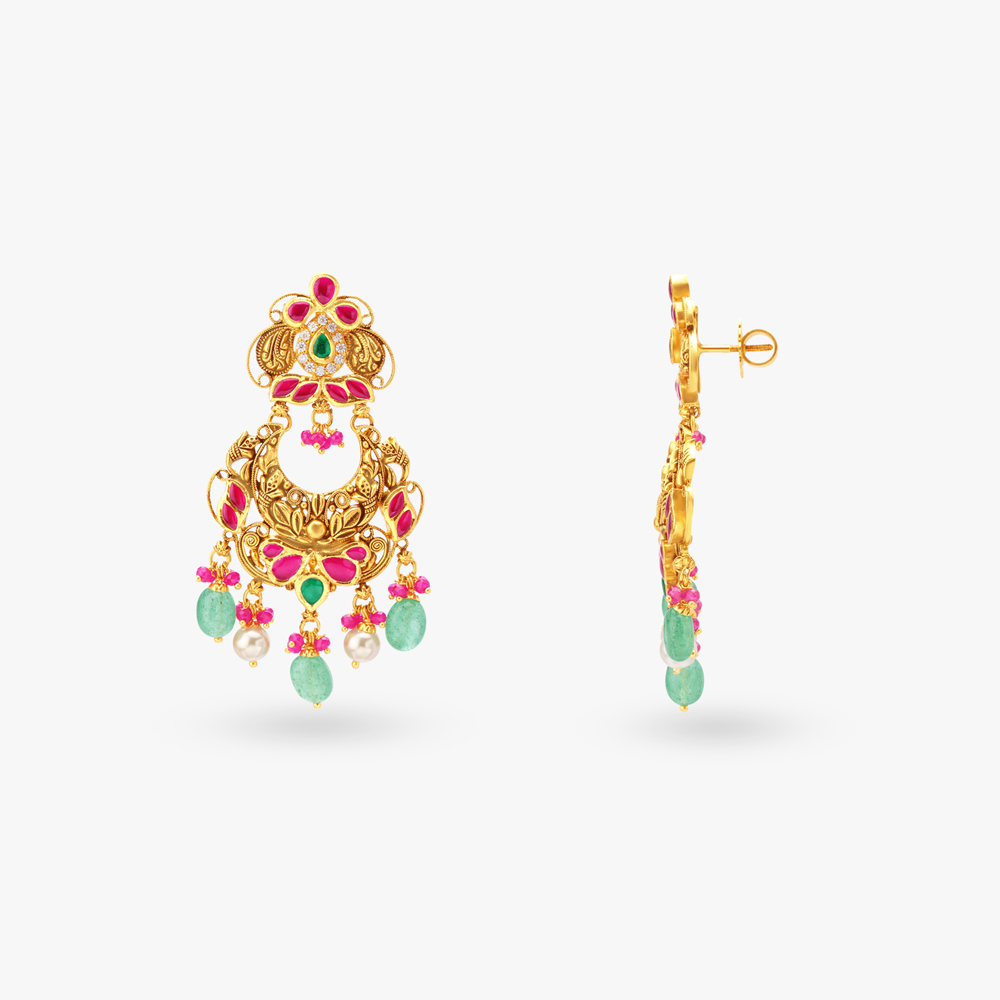 Ornate Drop Earrings,,hi-res image number null