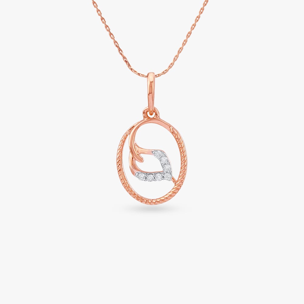 

Oval Whispers Diamond Pendant