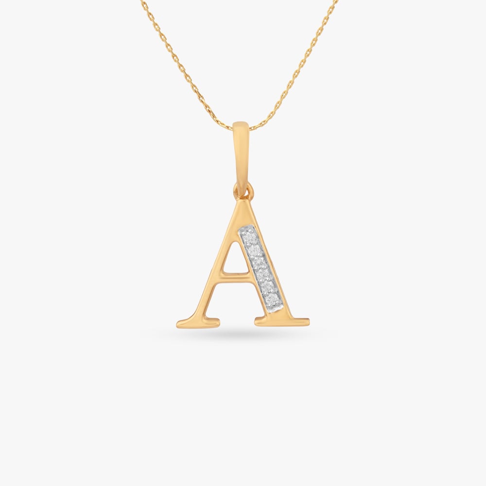 

Signature A Diamond Pendant