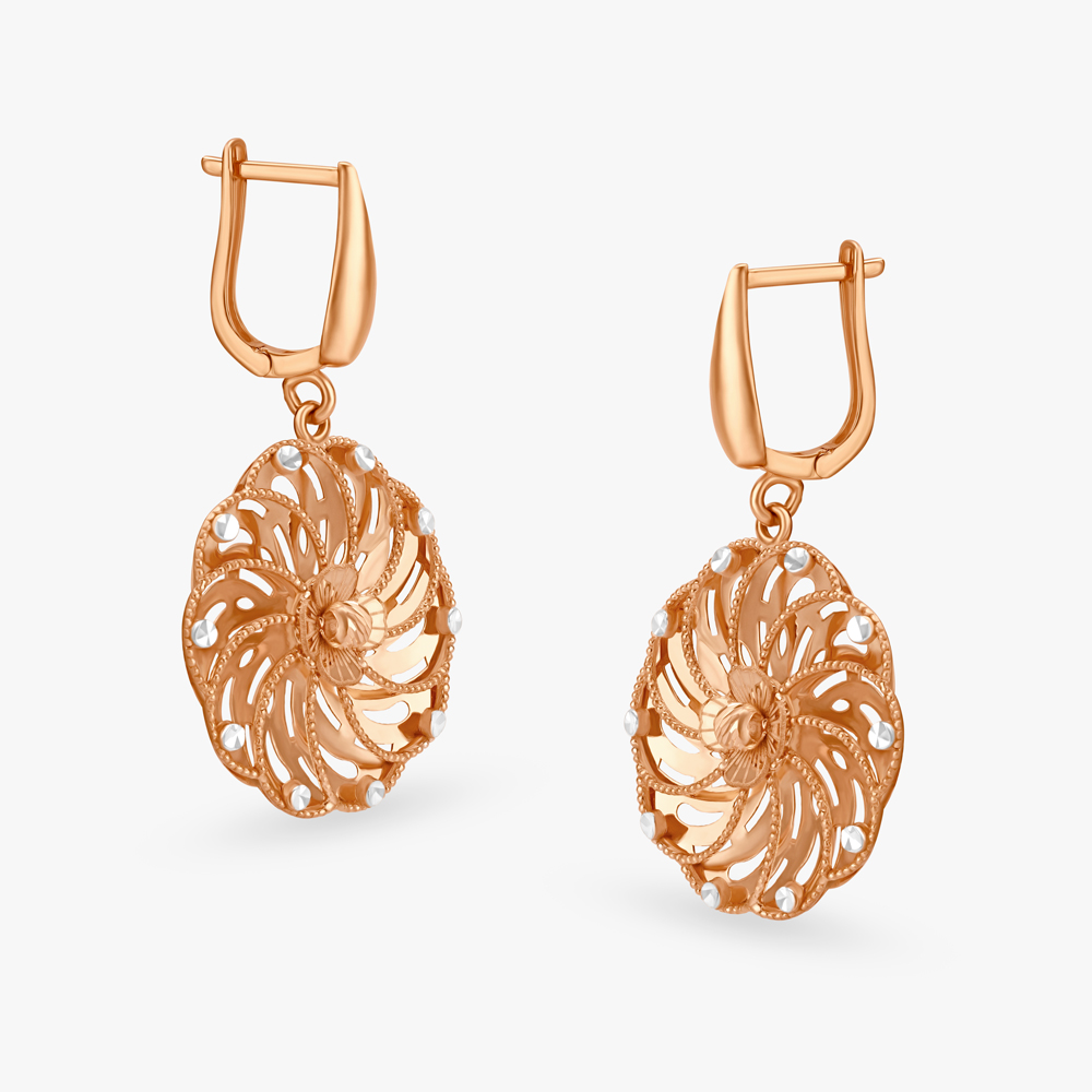 Fleur Charm Drop Earrings