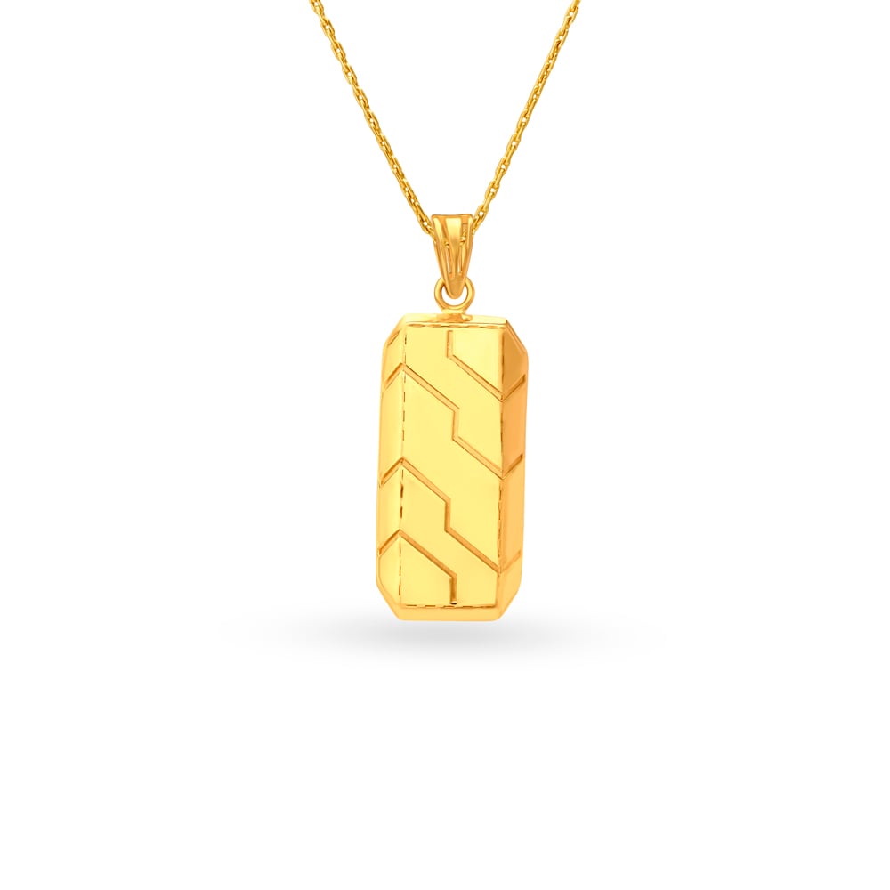 Classy Modern Men's Laser Cut Pendant,,hi-res image number null