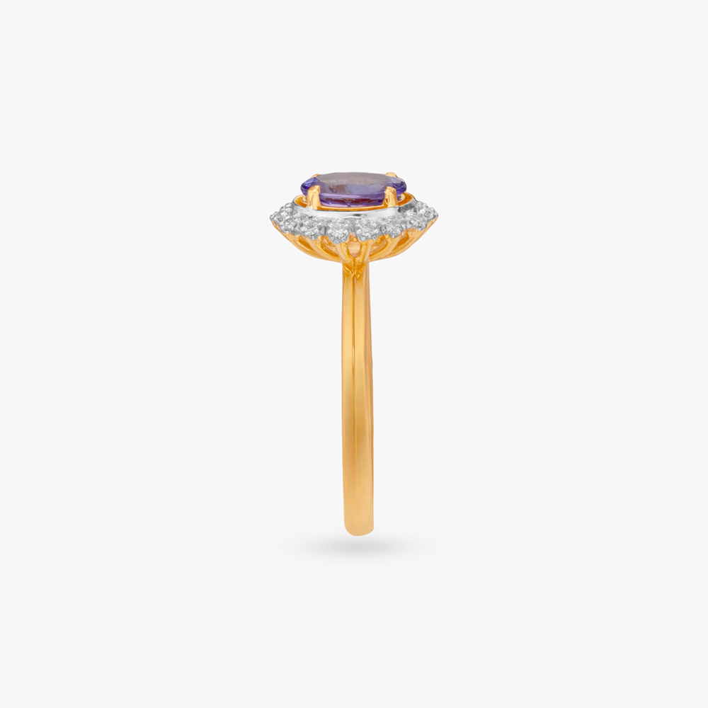 Midnight Bloom Diamond Ring,,hi-res image number null