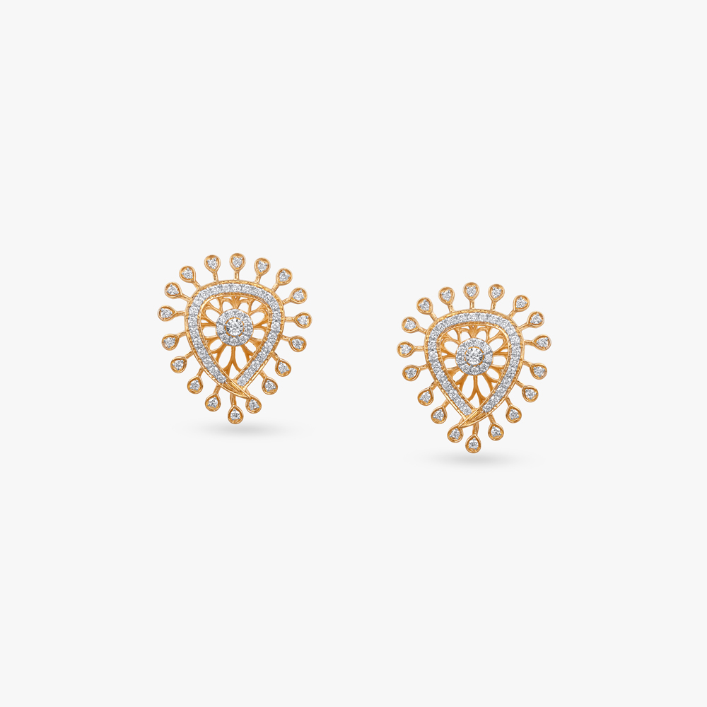 Radiant Teardrop Diamond Pendant and Earrings Set,,hi-res image number null