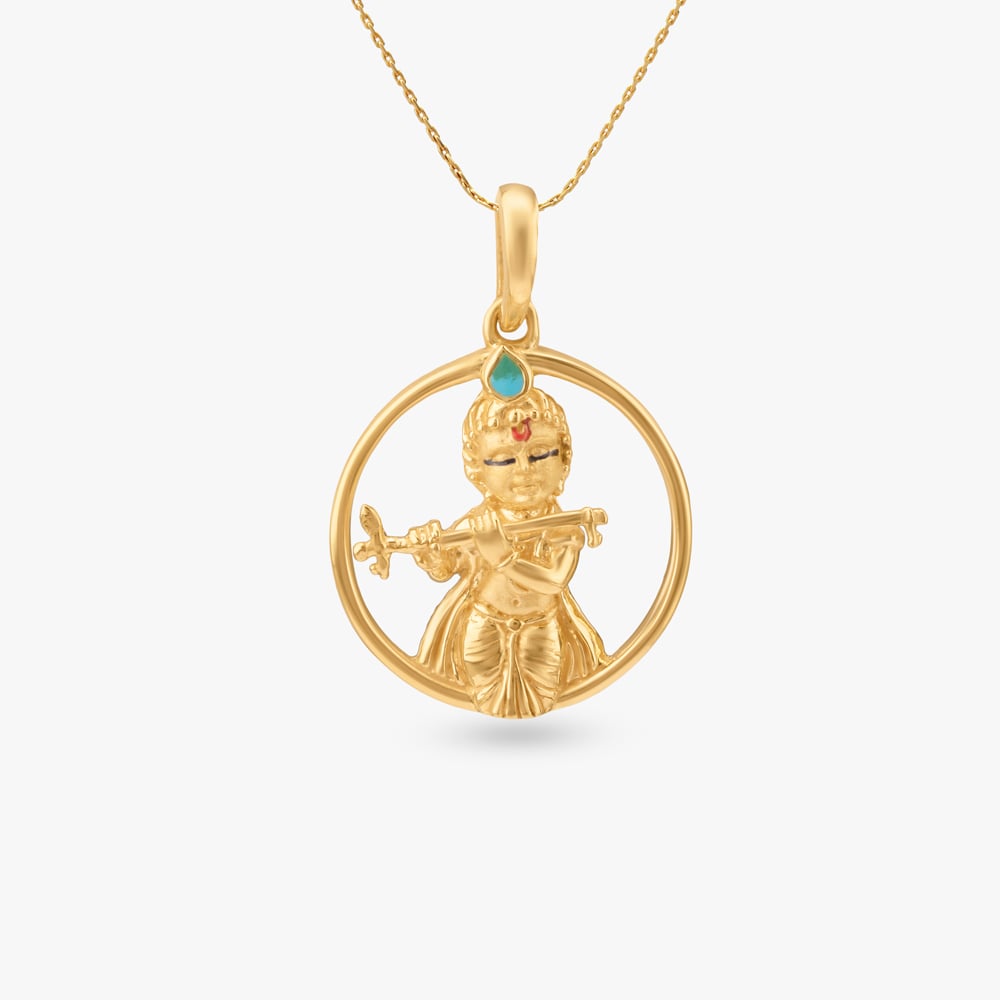

Krishna Leela Gold Pendant