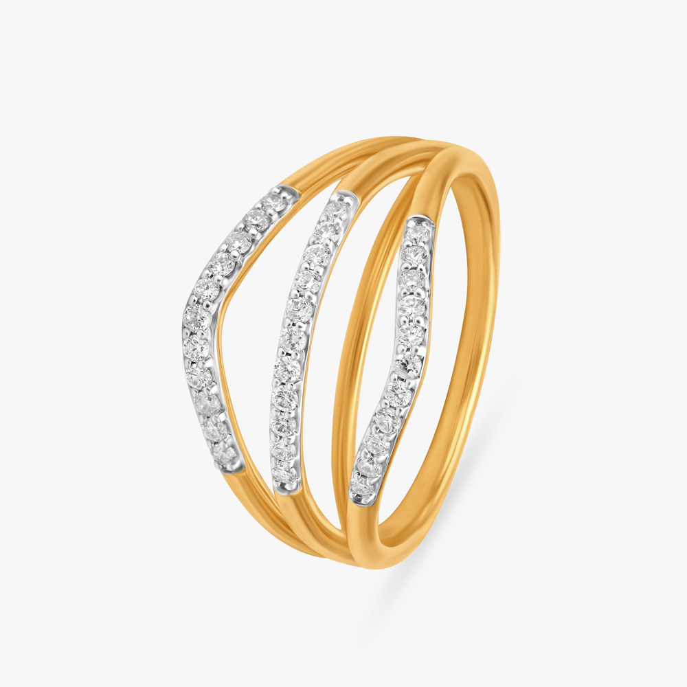 Stackable Arch Diamond Rings,,hi-res image number null