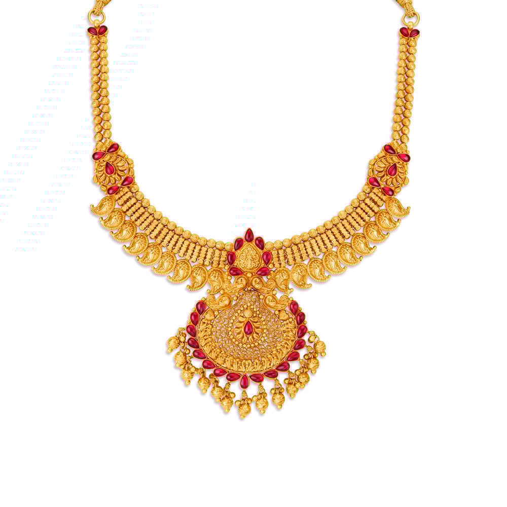 Riveting Gold Kemp Necklace