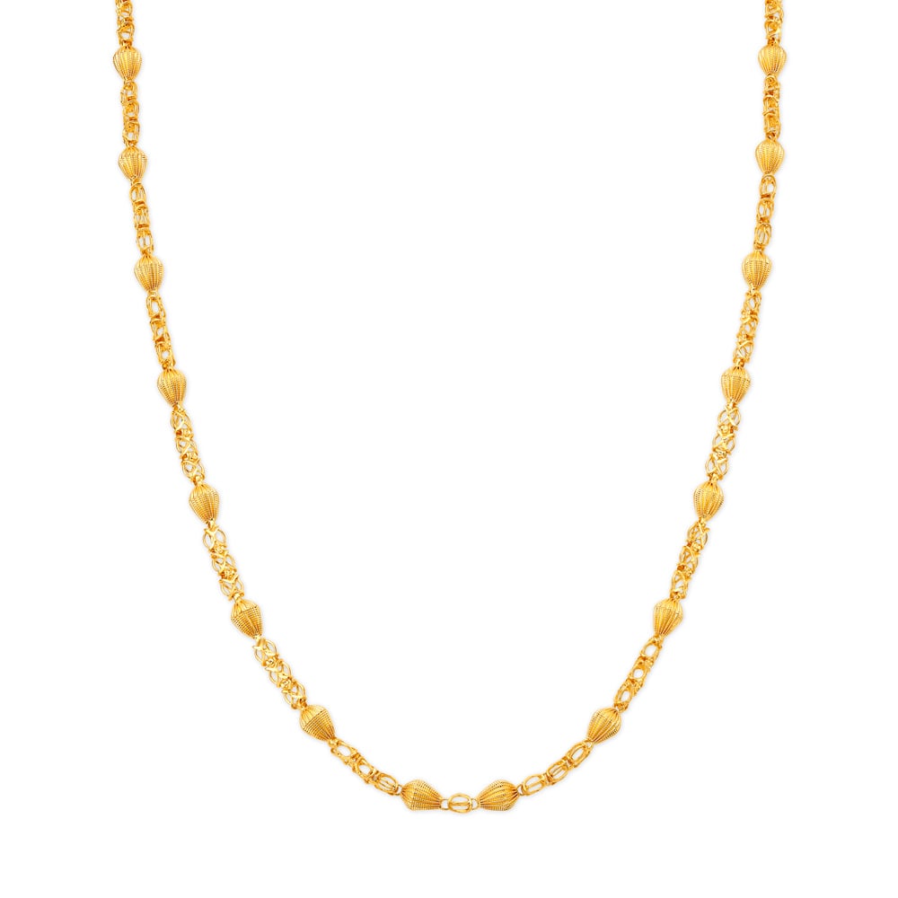 

Subtle Artistic Gold Chain