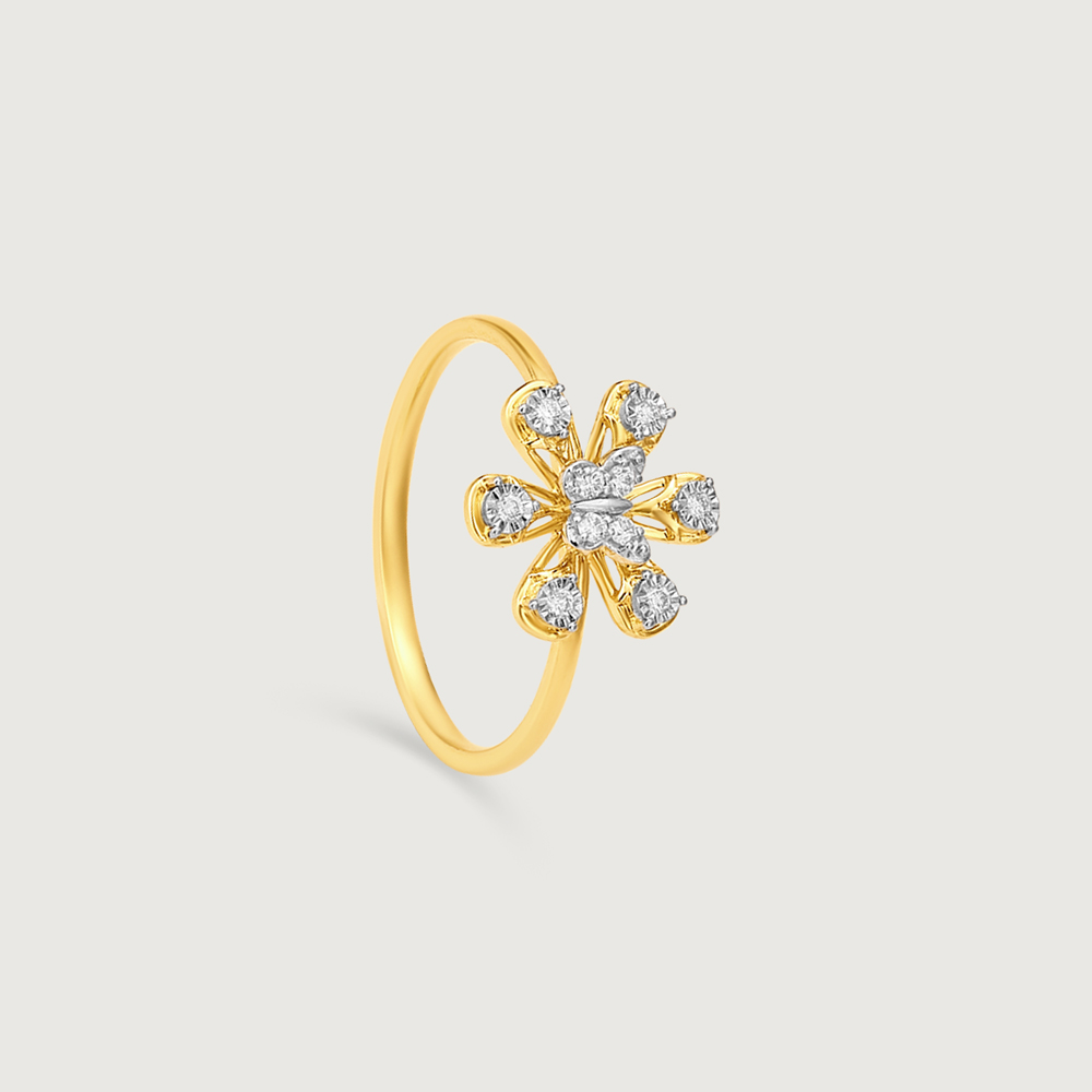 Floral Flutter Diamond Ring,,hi-res image number null