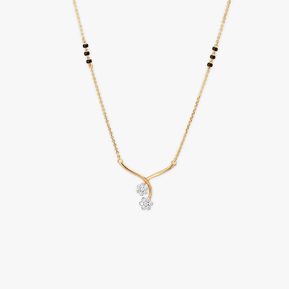 

Timeless Twist Diamond Mangalsutra