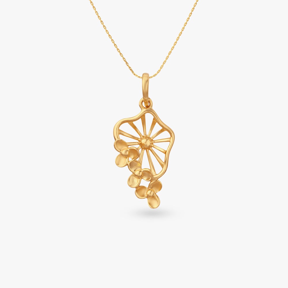 

Dancing Petals Gold Pendant