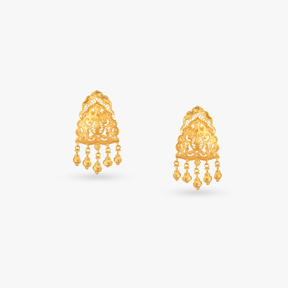 Regal Opulence Gold Necklace Set,,hi-res image number null