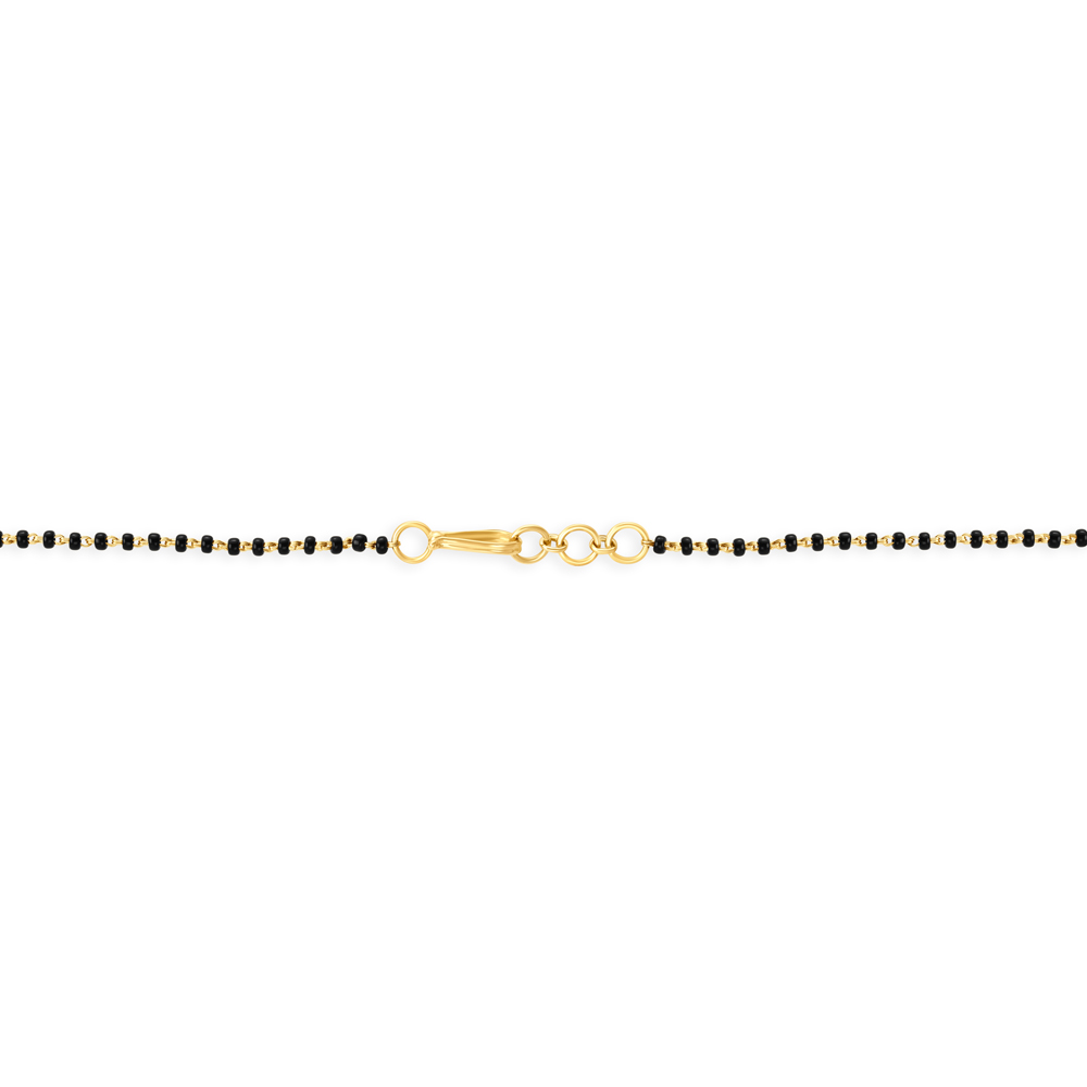 Floral Sparkle Diamond Mangalsutra,,hi-res image number null