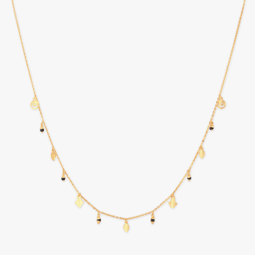 Leaf Drift Gold Mangalsutra,,hi-res image number null