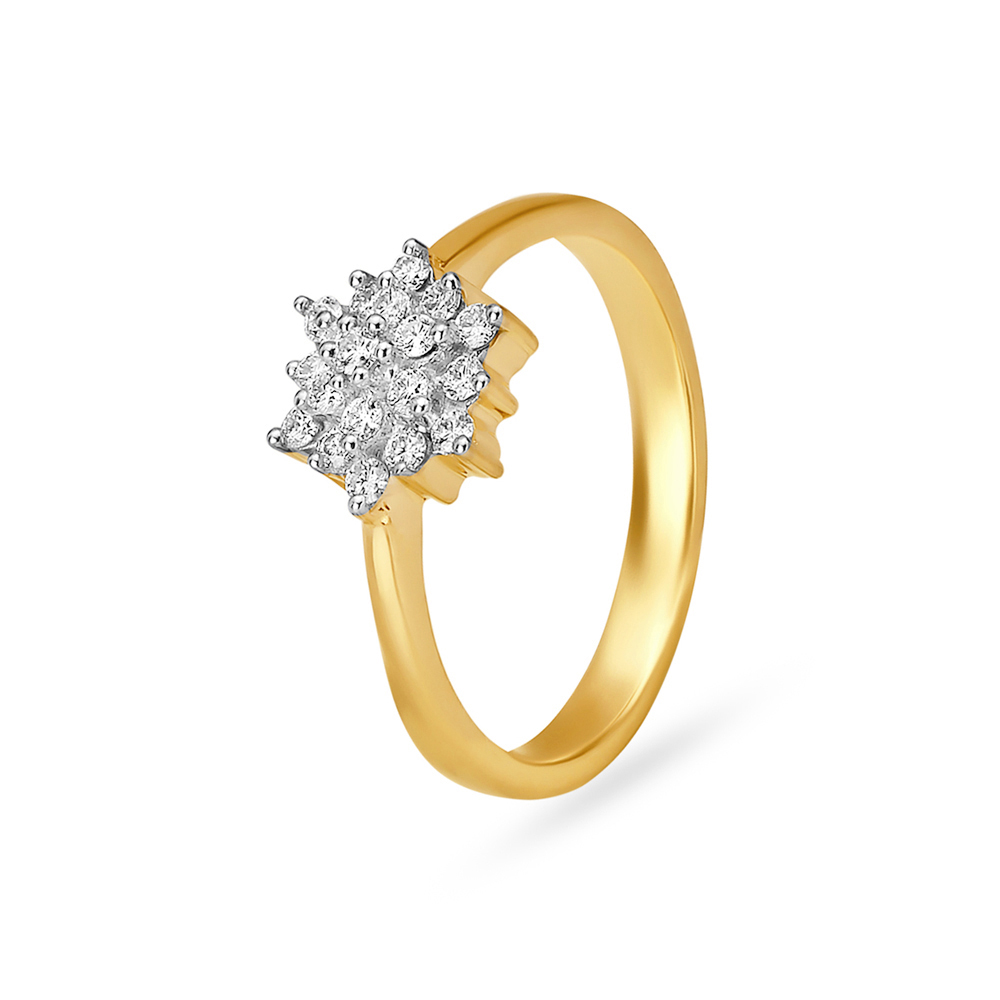 Blossom Diamond Finger Ring,,hi-res image number null
