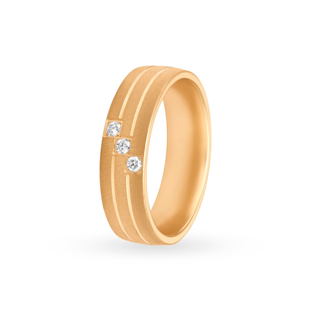 

Sleek Diamond Finger Ring
