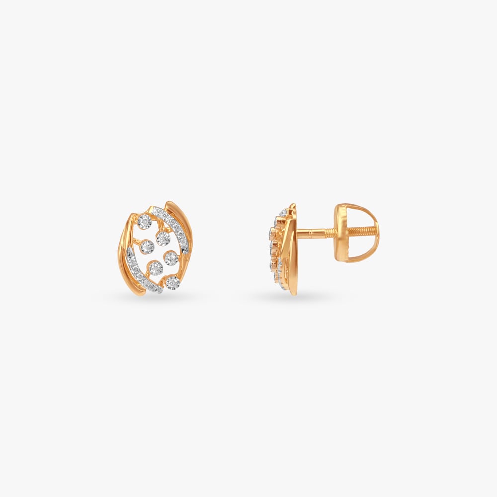 Aurora Orbit Diamond Stud Earrings,,hi-res image number null
